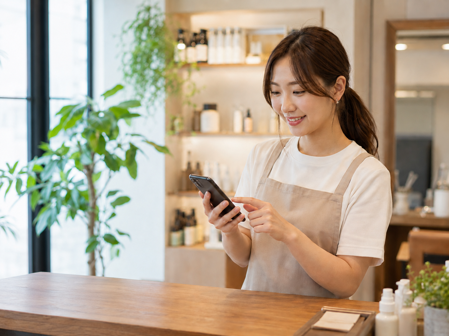 お店からの配布